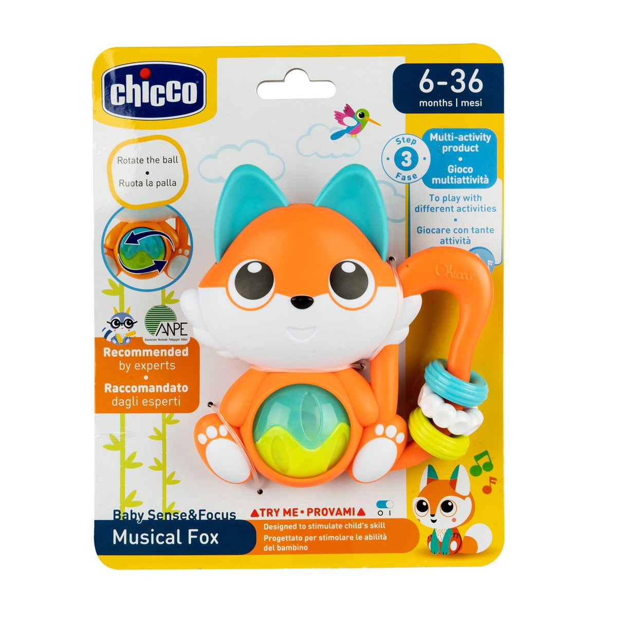 CHICCO BRINQ. ROCA RAPOSA 6-36M+ (1589)