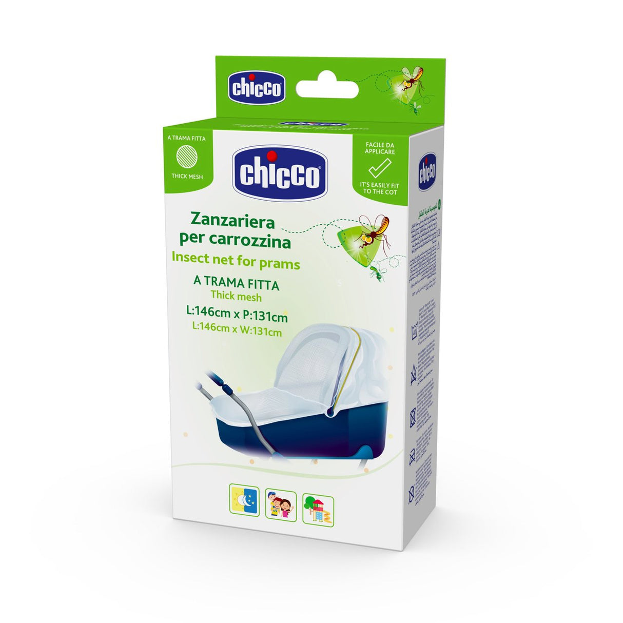 CHICCO MOSQUITEITO P/ CADEIRA RODA 0M+