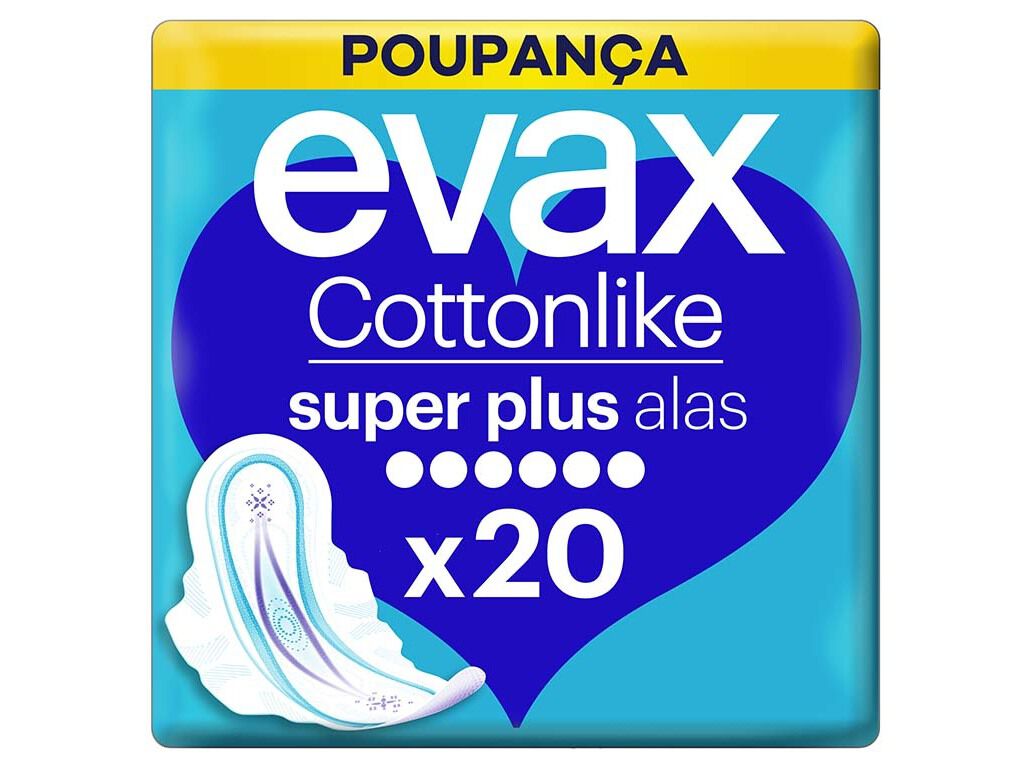 EVAX COTTONLIKE C/ ALAS NORMAL 20UN