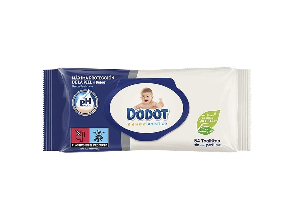 DODOT TOALHITAS SENSITIVE C/TAMPA 54UN
