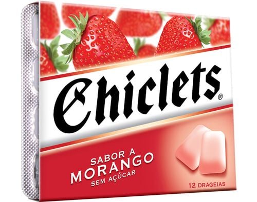 CHICLETS 16,8gr MORANGO (113)