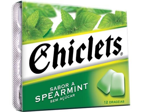 CHICLETS 16,8gr SPEARMINT (083)