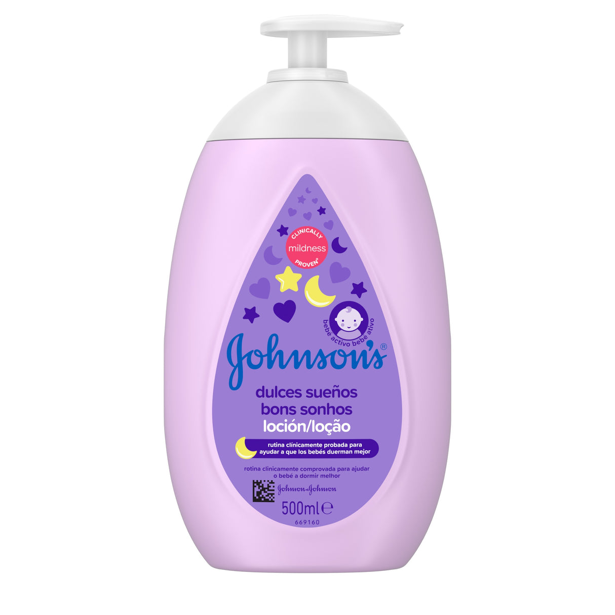 JOHNSON LOÇÃO 500ML BONS SONHOS