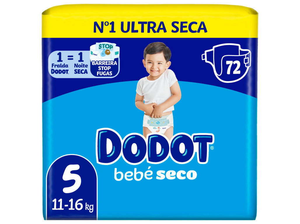 DODOT FRALDAS SECO T5 11-16KG 54UN