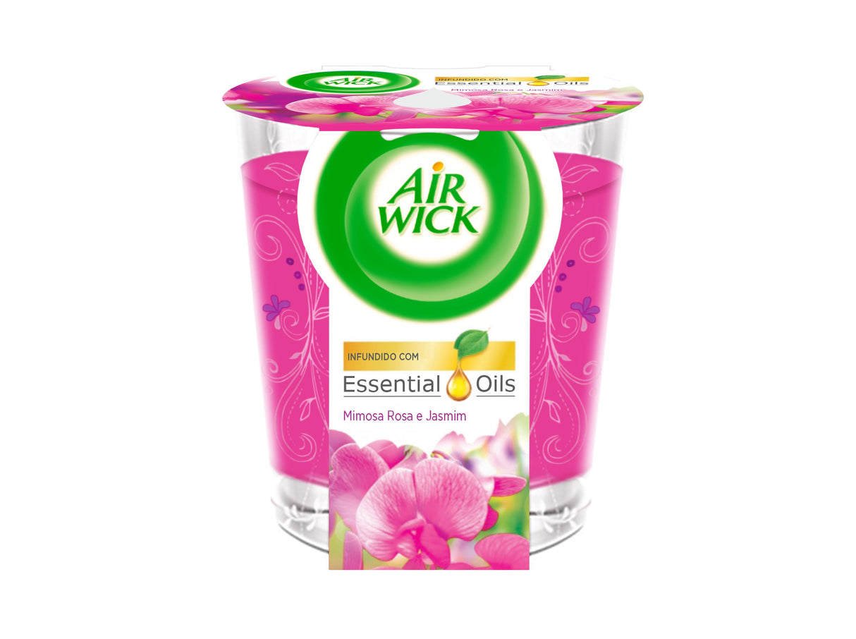 AIRWICK VELAS 105GR ROSA&JASMIM