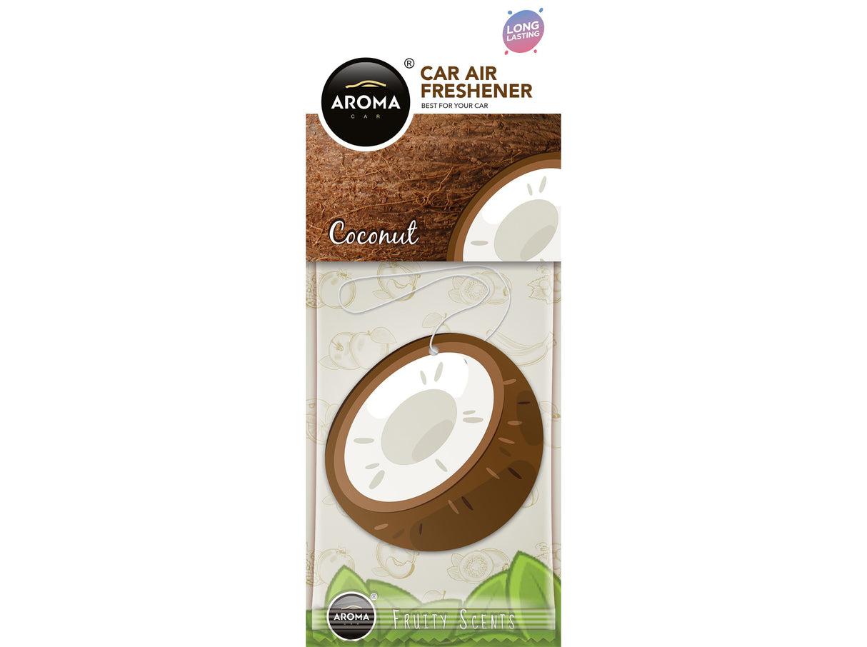 Ambientador de Carro Aroma Car Cellulose Hanging Coconut