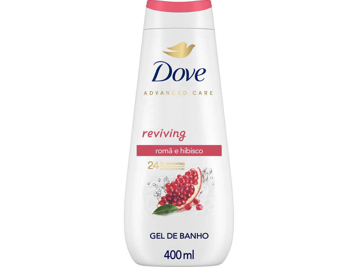 DOVE GEL BANHO 400ML ROMA&HIBISCO