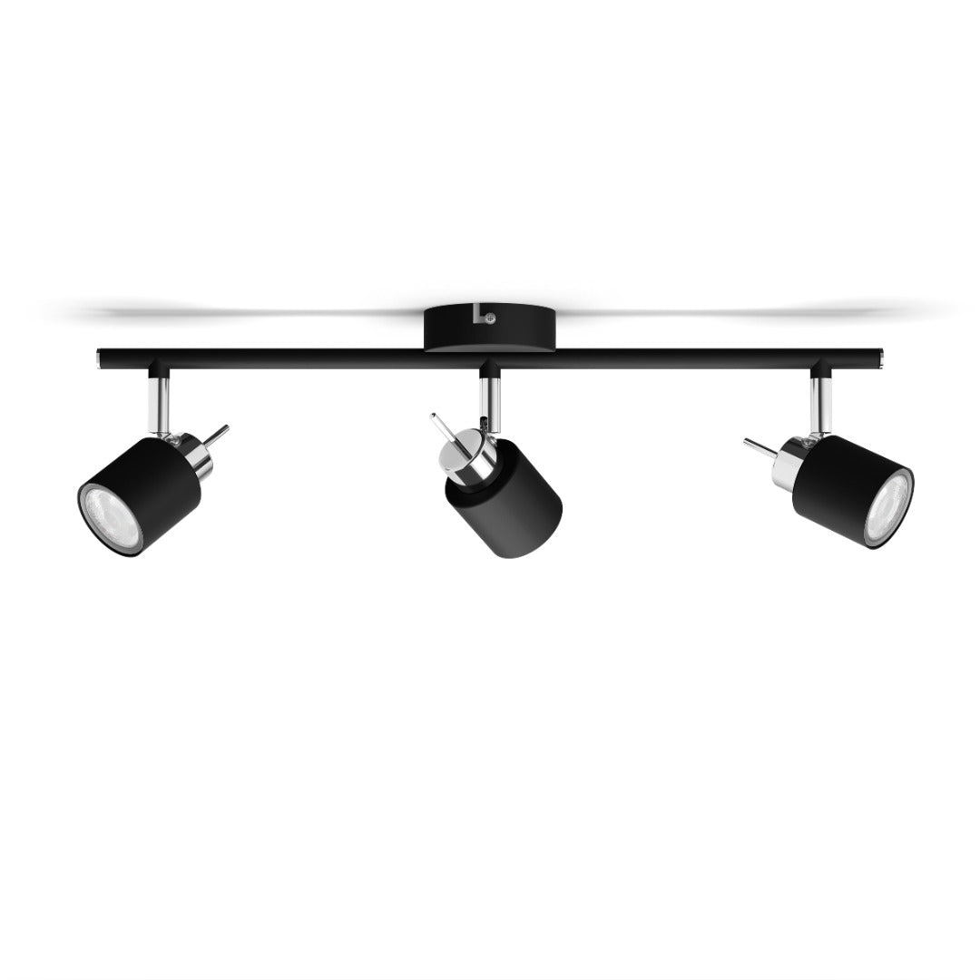 CANDEIRO PHILIPS MERANTI PRETO 3XGU10 LED 35W