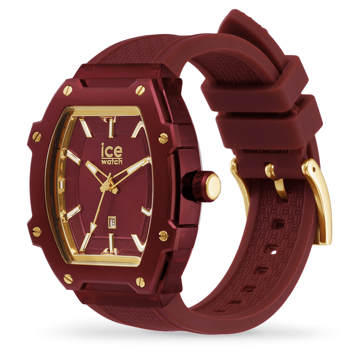 Relógio de pulso ICE Watch boliday - Burgundy - Plastic - Small - 3H+D
