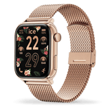 ICE smart 3.0 retangular 1.78 Milanês Rosa-Ouro