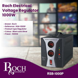 Regulador de tensão elétrico ROCH 1000W (RSB-1000)