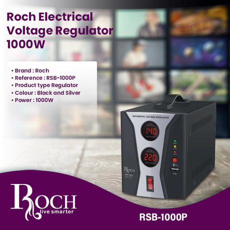 Regulador de tensão elétrico ROCH 1000W (RSB-1000)