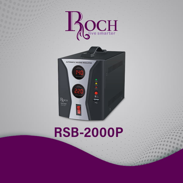 Regulador de tensão elétrico ROCH 2000W (RSB-2000P)