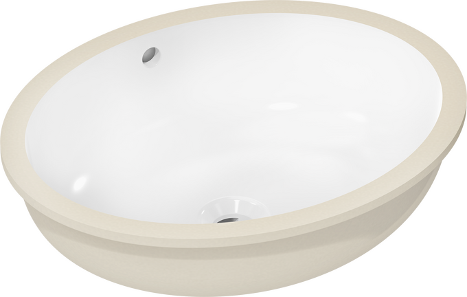 LAVATORIO HANSGROHE 55X45CM S/PÉ CREEKTIDE Q