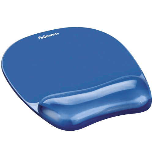 TAPETE P/ MOUSE FELLOWES C/ APOIO GEL AZUL