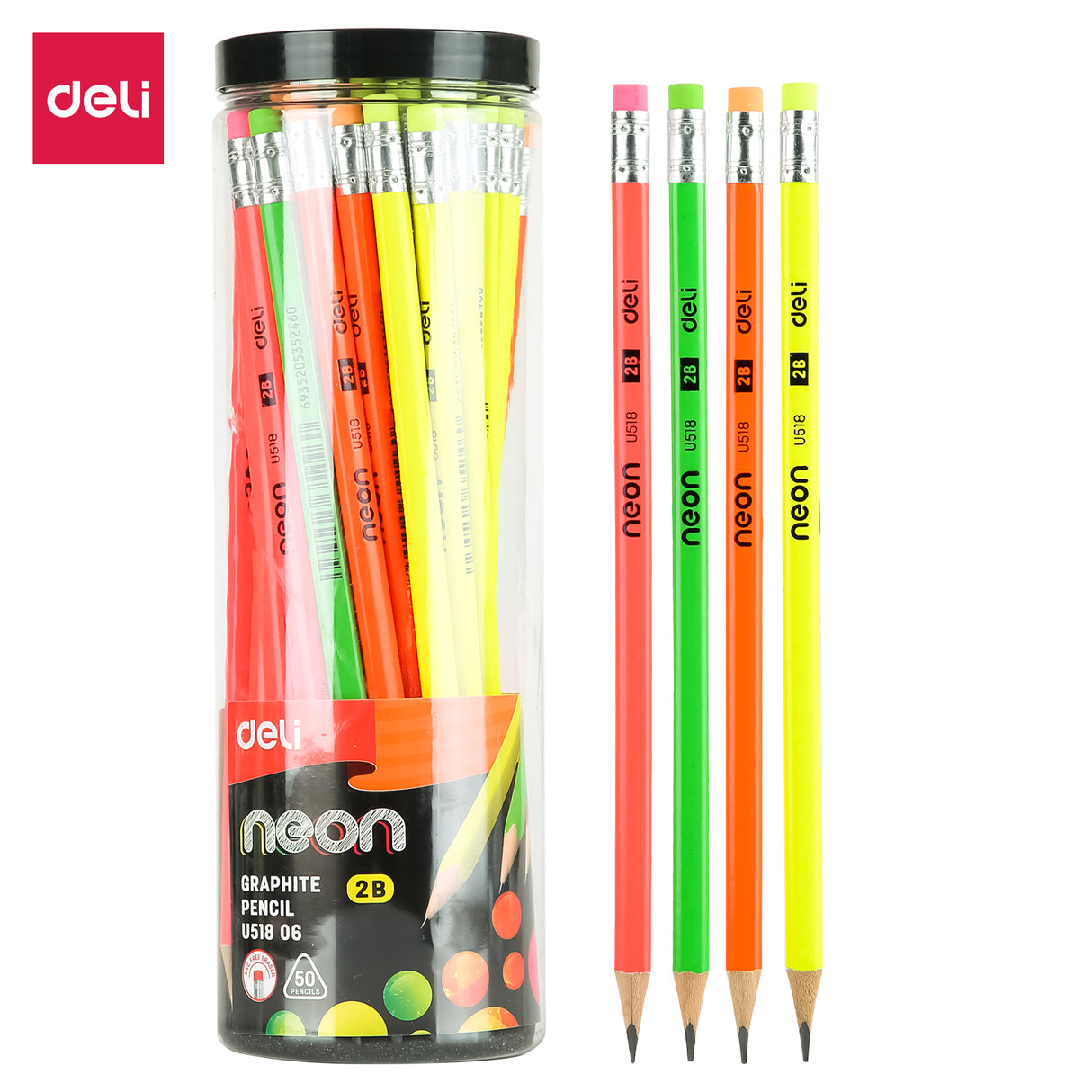 Lápis Deli EU51806 - (peças/balde)