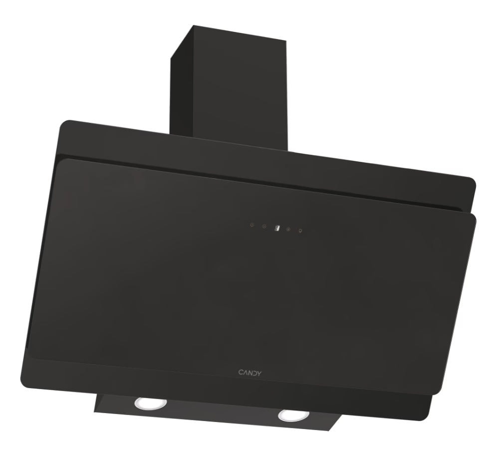 CANDY EXAUSTOR CHAMINÉ VIDRO PRETO CDG9CBP8B 90CM