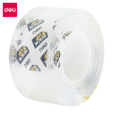 Fita cola transparente dupla face Deli EA35201 (1 rolo/cartão) 24pic/caixa