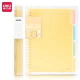 Caderno de folhas soltas Deli QHB560  (amarelo)