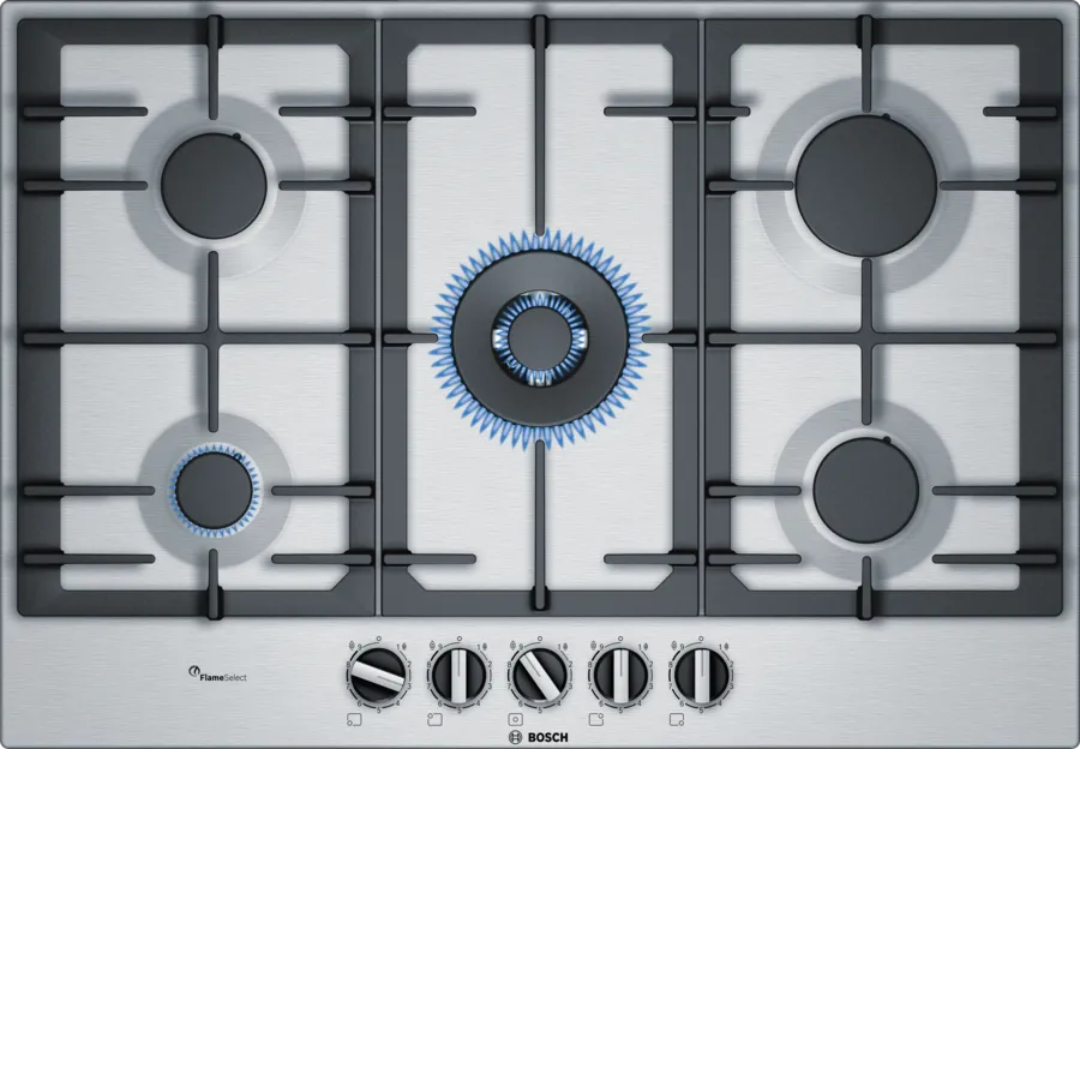PLACA BOSCH 75CM GÁS SERIE 6 INOX