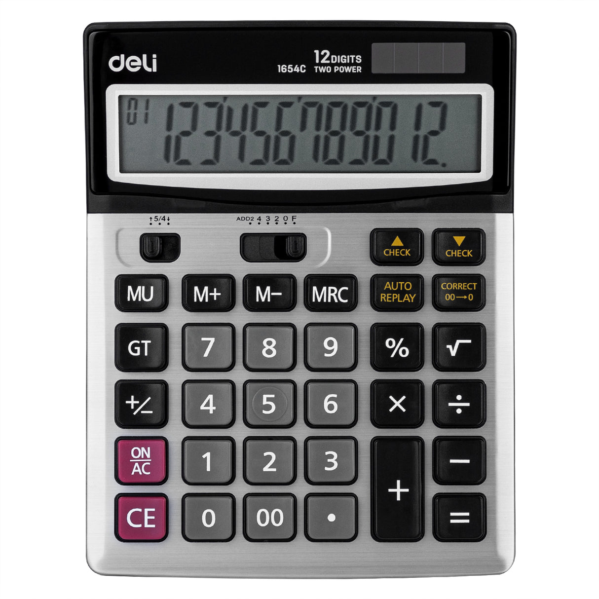 Calculadora Deli E1654C (Prata)