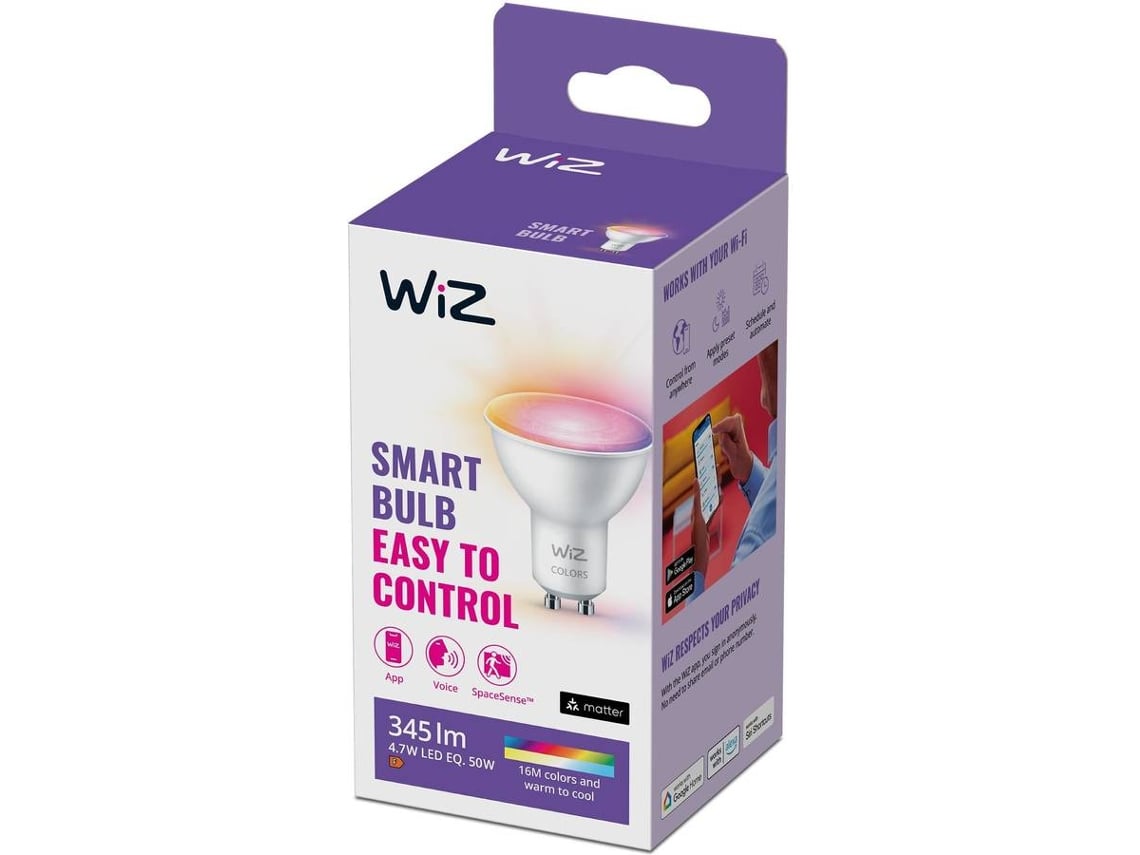 LAMPADA WIZ 4.7-50W E27 22-65K RGB