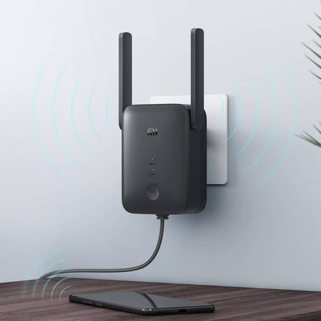 EXTENSOR DE SINAL XIAOMI MI EXTENSOR DE ALCANCE WI-FI AC1200 PRETO