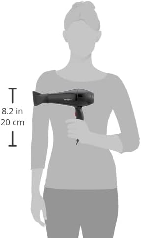 Secador de cabelo elétrico com fio Sokany sk-2200 Potência 2200 watts preto