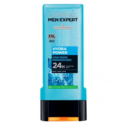 LOREAL GEL BANHO 400ML MEN HYDRA POWER
