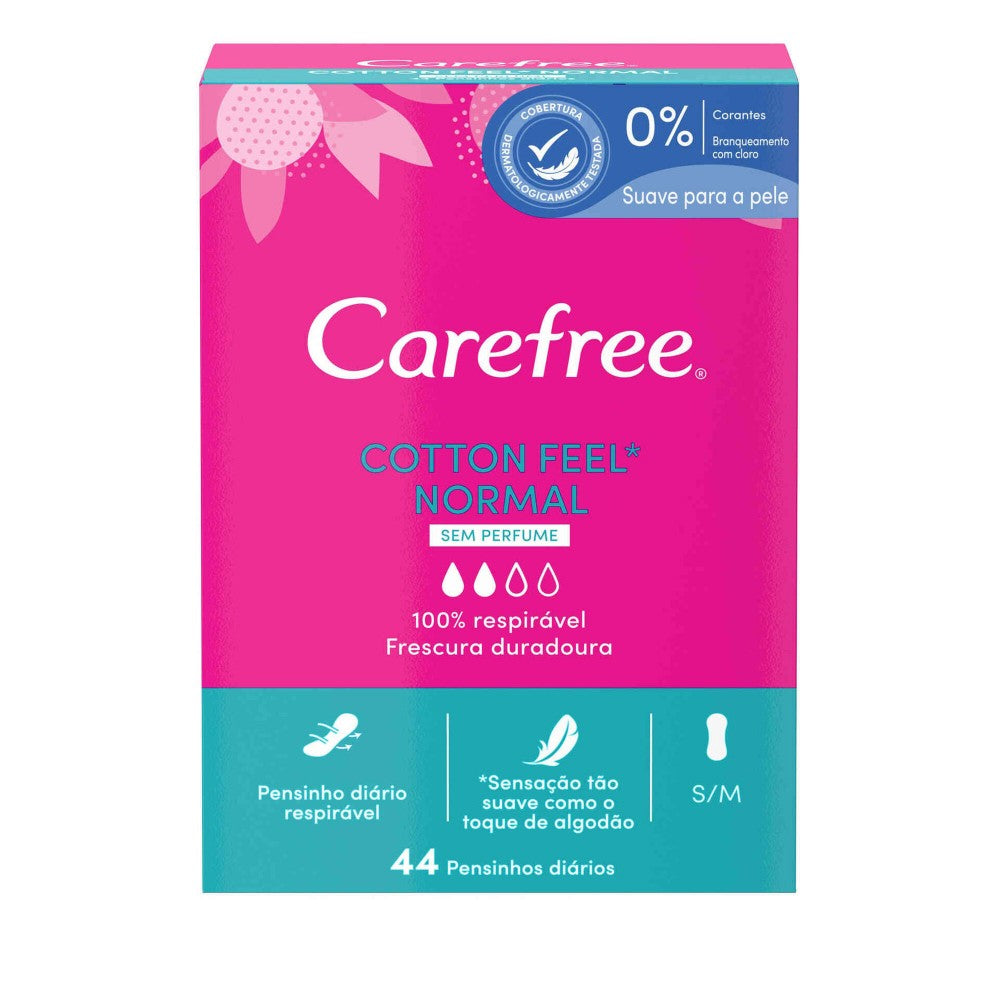 CAREFREE PENSOS NORMAL COTTON C/44UN