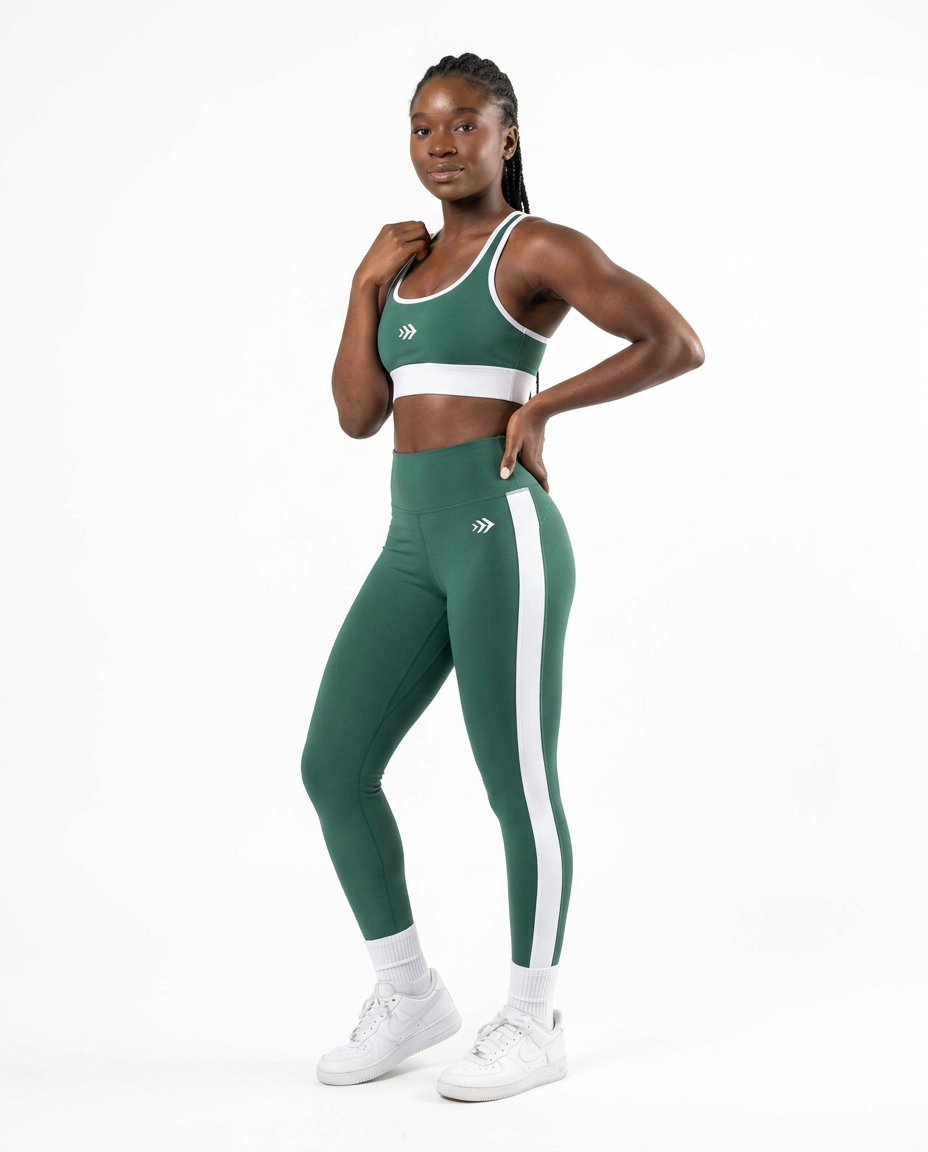 CONJUNTO FITNESS FEMININO SCULP VERDE L