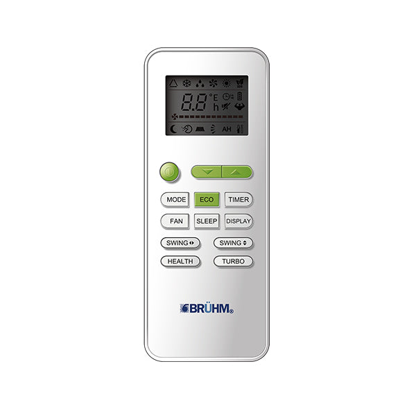 BRUHM AC 12.000BTUS R410 BAS-12RCEW LA