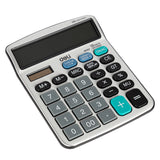 Calculadora de mesa Deli EM19710 (prata)