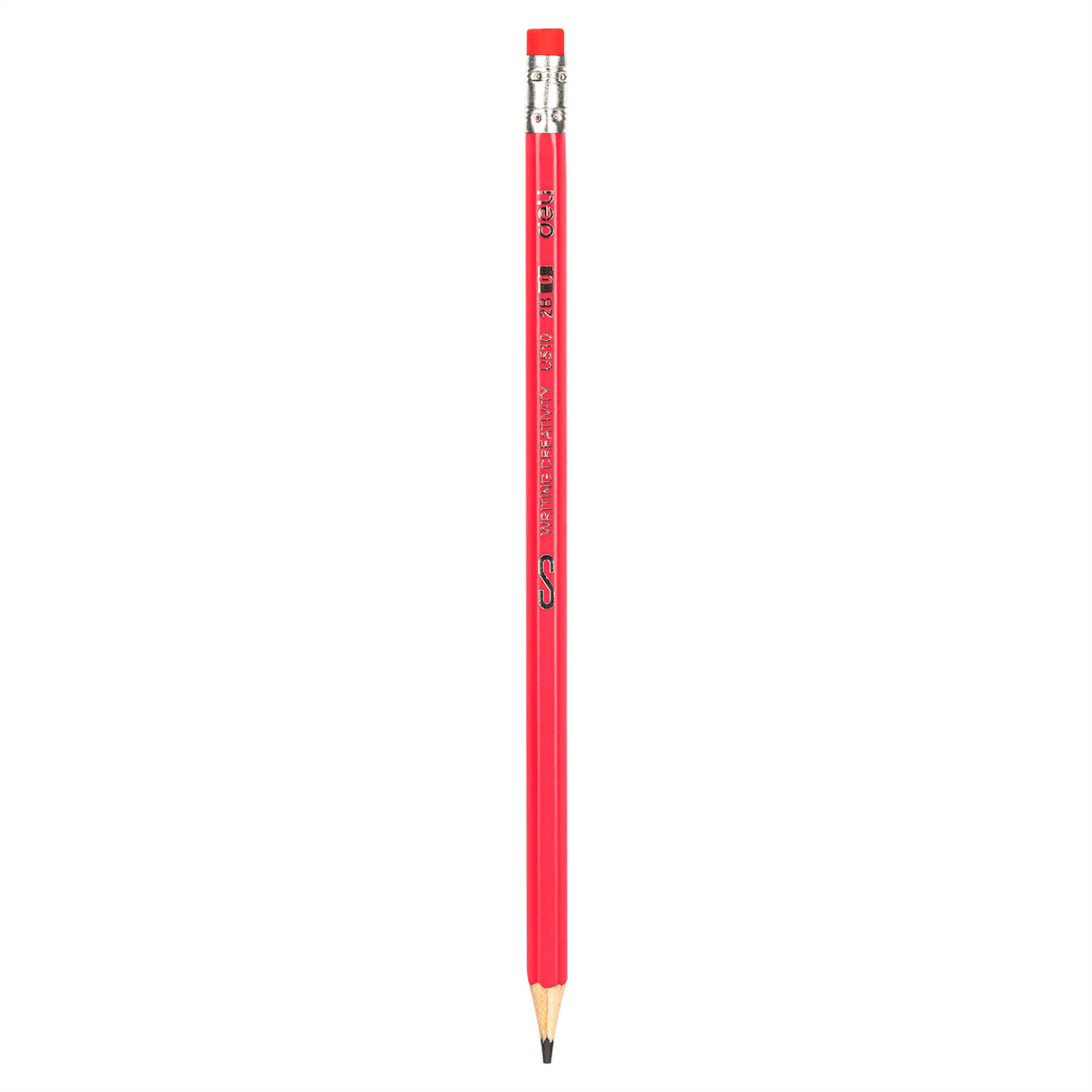 Lápis Deli EU51000-pitou cor sólida 2B (misto) (12 peças/caixa)