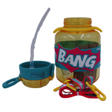 Garrafa de água motivacional desportiva