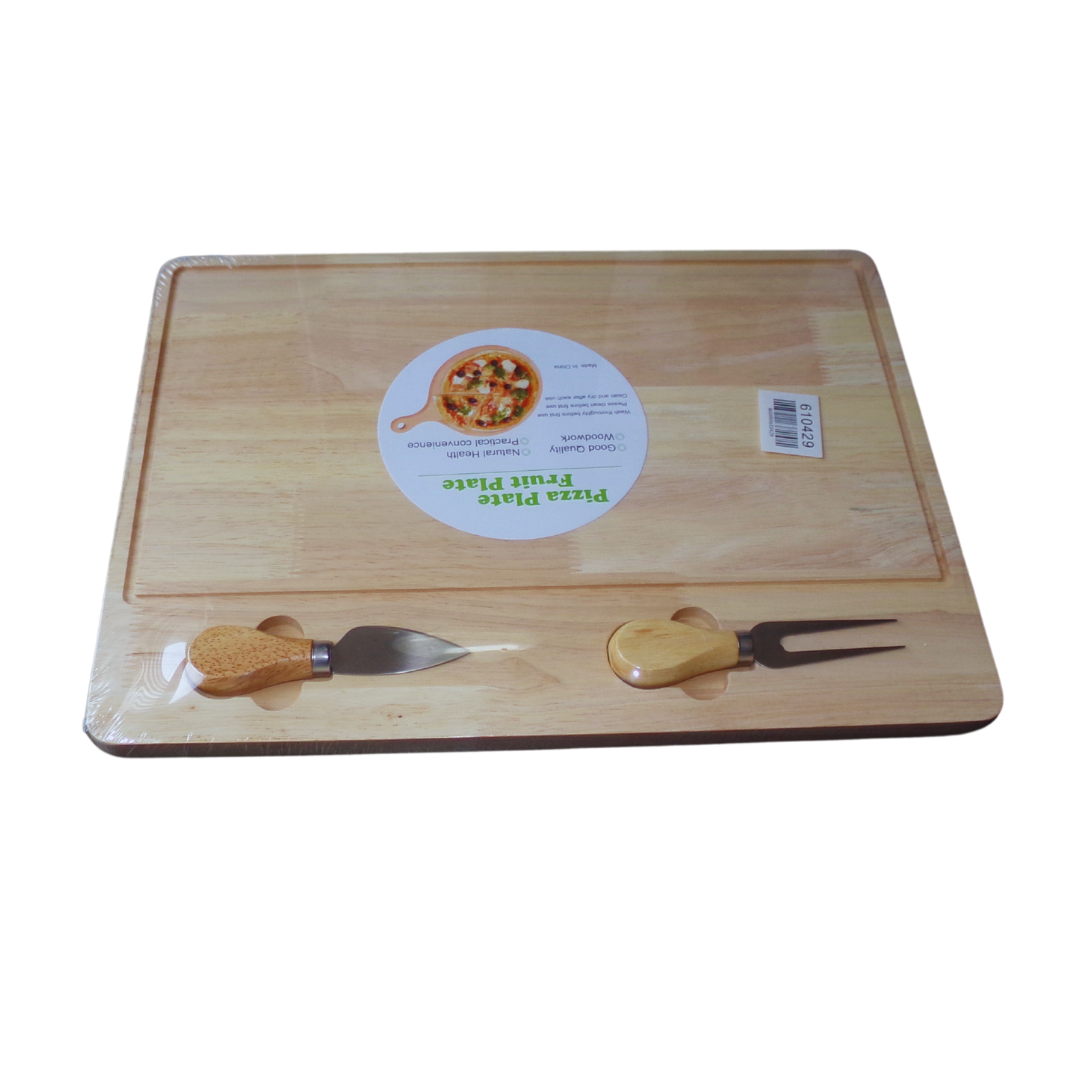 Kit de tábua com acessórios para queijos frios e petiscos