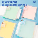 Caderno de folhas soltas Deli QHA560 (rosa)