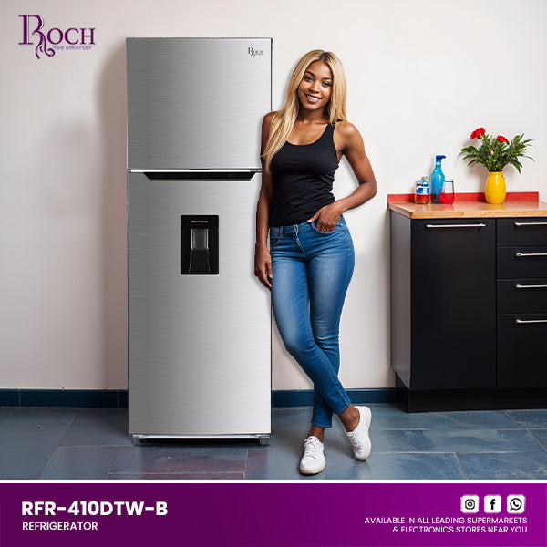 Refrigeradores ROCH 330 Ltrs. (RFR-410DTW-B)
