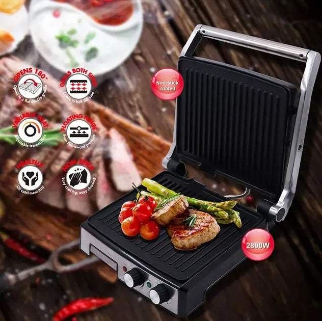 Grelha de contacto de pressão elétrica RAF R.2681 com revestimento antiaderente