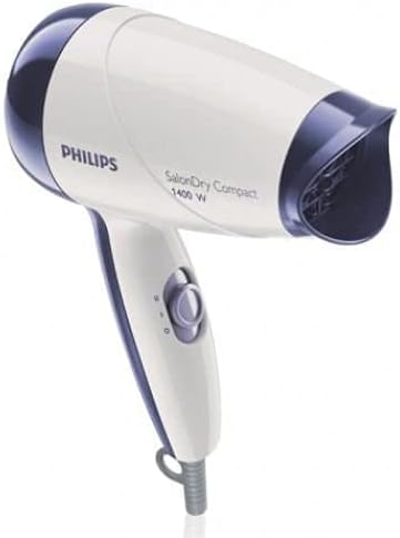 Philips HP8103 Salon Dry Compact Hair Dryer 1400 watts, branco