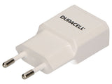CARREGADOR USB-A 1A COR BRANCA DURACELL