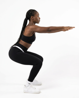 CONJUNTO FITNESS FEMININO VECTOR PRETO M