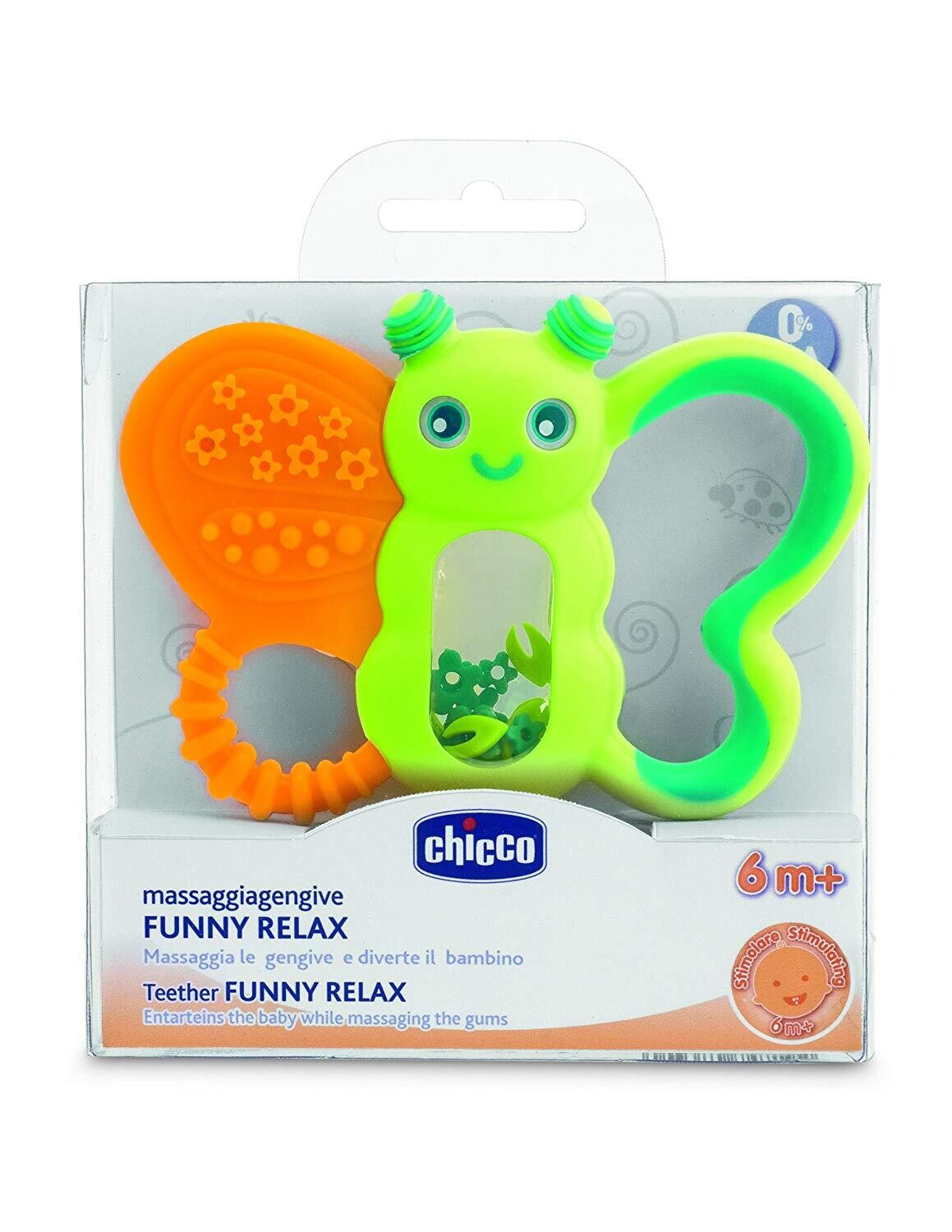 CHICCO MASSAJADOR GENGIVA FUNNY RELAX 6M