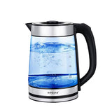 Chaleira elétrica Chaleira de vidro silencioso Sokany SK-SH-1070 com luz de fundo 2,2 l 2000 W