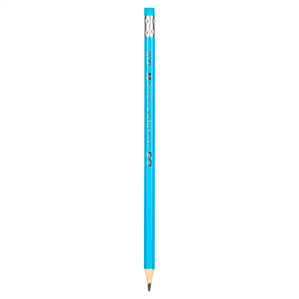 Lápis Deli EU51000-pitou cor sólida 2B (misto) (12 peças/caixa)