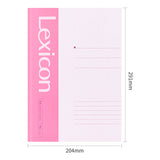 Caderno de capa dura Deli-3281 (cor misto) - 96 folhas - A4