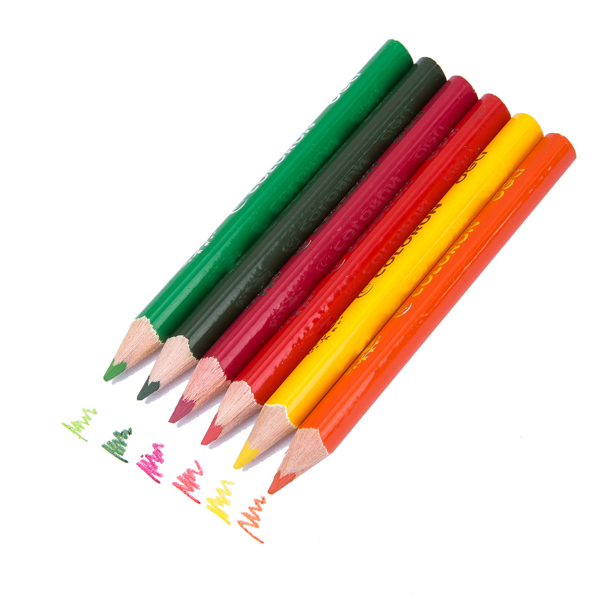 Lápis de cor Cor Haste Curta Deli EC00400 12cores/caixa