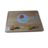 Kit de tábua com acessórios para queijos frios e petiscos