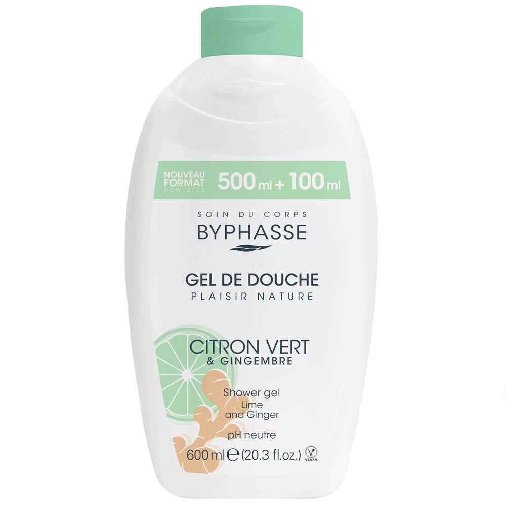 BYPHASSE GEL BANHO 600ML CITRON VERT