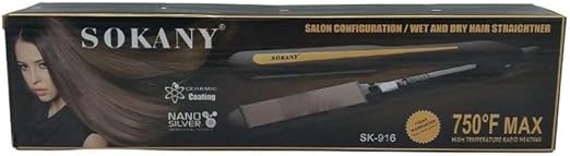 Alisador de cabelo profissional Sokany sk-916